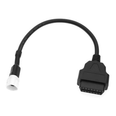 Imagem de The Lord of the Tools Cabo de diagnóstico para motocicleta, cabo de diagnóstico de 3 pinos, scanner de diagnóstico, compatível com cabo de diagnóstico Yamaha X-MAX N-MAX para motocicleta OBD2