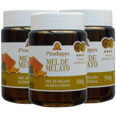 Imagem de Mel Melato de Bracatinga 500g Kit com 3 - Prodapys