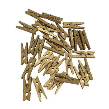 Imagem de Kit 30 Mini Pregador Prendedor De Madeira Para Fotos Artes - Wincy Fes