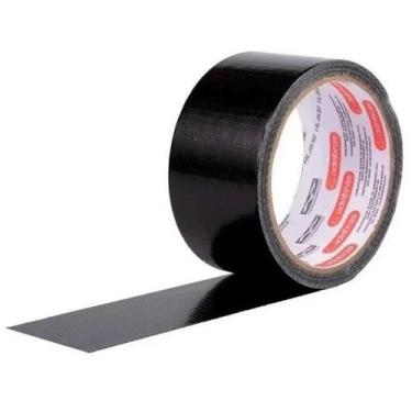 Imagem de Fita Adesiva Silver Tape Reforçada 48MM X 10M Preta - Adelbras