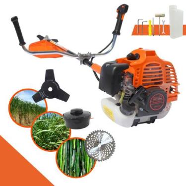 Imagem de Roçadeira Profissional Vulcan VR520H 2T 52CC Carretel Nylon + Disco Ex