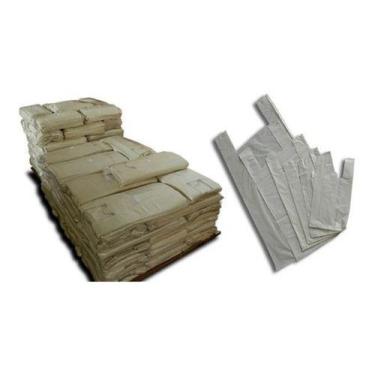 Imagem de Sacolas Plasticas Branca Reciclada Recuperada 30x40 5kg - Higipack