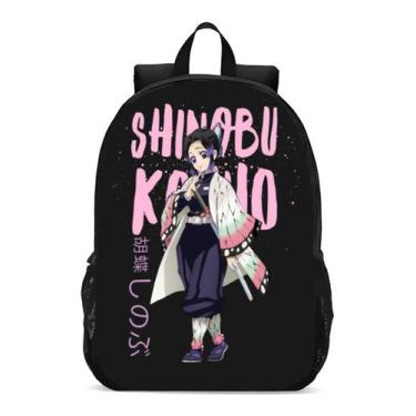 Imagem de Mochila Escolar Infanto Juvenil Anime Demon Slaye Shinobu Novidade Gee