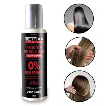 Imagem de Progressiva Dose Única Sem Formol Profissional Metrixx 120ml - Metrixx