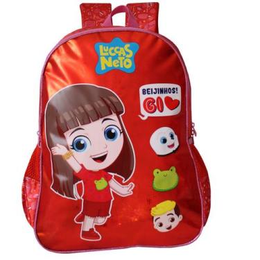 Imagem de Mochila Escolar Costas Clio Gi Neto Aventura E Diversão, Escolar
