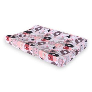 Imagem de Trocador de Fraldas Anatômico Impermeável Bichinhos Curiosos - Mima Ma