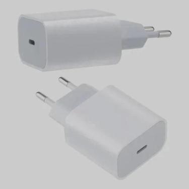 Imagem de Carregador Usb-C 20W Turbo Compativel Iphone-11-12-13-14 - Adaptador T