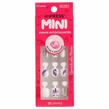 Imagem de Mini Unhas Autocolantes Infantil Impress Dream - Mystical Unicorn 1Un