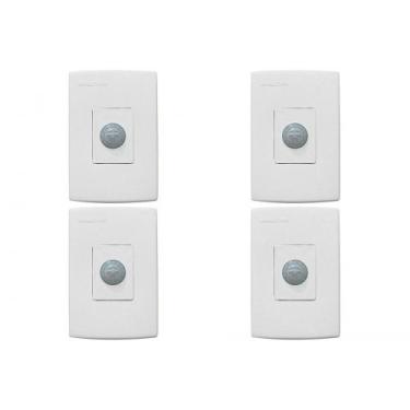 Imagem de Kit C/4 - Sensor De Presenca + Fotocelula Qualitronix Emb...