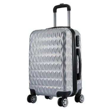 Imagem de Mala de Viagem Média Ac74 65x42x26 Em Abs C/ Rodinhas 360º  - EAGLE, P