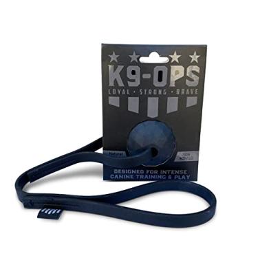 Imagem de K9 Ops Rebocador de bola para cães com alça Biotug Fetch Toy - Brinquedo de busca durável e resistente para cães grandes, mastigadores agressivos e duradouro