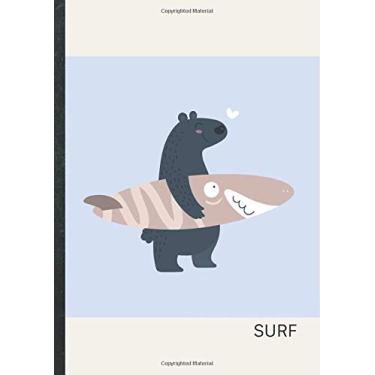 Imagem de Surf: Bullet Journal für Surfer • Punktraster Notizbuch A4 • Soft Cover mit Register - 100 Seiten • Original by Goldesel • Dot Grid Notebook • Bullet ... Skizzenbuch, Zeichenbuch, Notizheft!