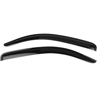 Imagem de Viseiras de janela de fita para cabine de acesso Toyota Tacoma 2016-2024, defletores de vento de janela automáticos laterais, ventshade, protetores de chuva para carros/caminhões