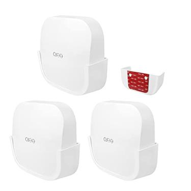 Imagem de Suporte de parede para eero Pro 6, suporte VHB sem parafuso para montagem eero Pro 6 malha tripla Wi-Fi 6 sem perfuração (fortemente adesivo, pacote com 3)