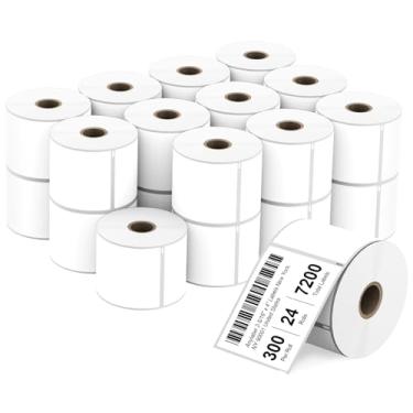 Imagem de Etiquetas de envio grandes da Anylabel, 6 cm x 10 cm, compatíveis com DYMO 30256, etiquetas de endereço postal para Labelwriter 450 4XL Premium (24 rolos, 300/rolo)