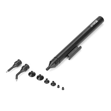 Imagem de Caneta de Sucção a Vácuo Manual Ferramenta de Coleta de Solda Com Pontas e Ventosas Kit de Plástico de Metal Preto Compacto Leve IC SMD para Reparo de Eletrônicos