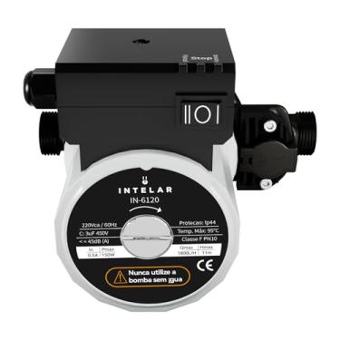Imagem de Pressurizador,Bomba De Água Pressurizadora 220V Silenciosa água Quente e Fria para Torneiras e Chuveiros Bomba de Pressao da Agua (120W)