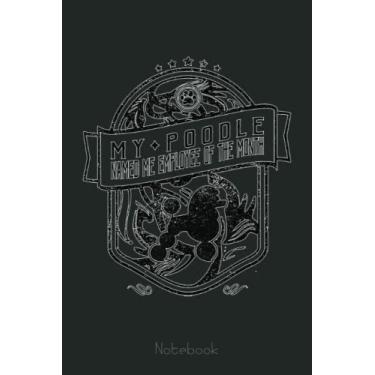 Imagem de My Poodle Named Me Employee Of The Month Dog Lover Notebook Vintage: Funny Notebook Gift - Lined Journal 6x9 inches - Funny Gifts For Co-workers, Friends and Family