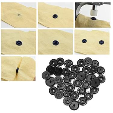 Imagem de Acessórios de Vestuário Botões de Pressão para Costura de Roupas Premium Resina Snap Button Setfastener Snapfor Costura Roupas Press Stud Button Metal (T8)