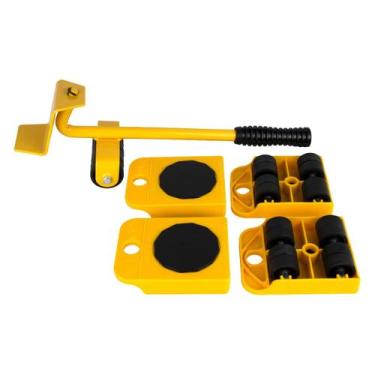Imagem de Kit 5 Movedor Rodinhas Transportador Para Muança Móveis Pesados Move F
