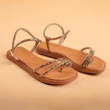 Imagem de Sandália Feminina  ortopédica confortável anatômica rasteirinha  277 -