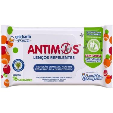 Imagem de Lenço Umedecido Repelente Unicharm Antimos - 16 Unidades