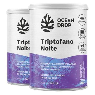 Imagem de Kit 2 Triptofano Noite Ocean Drop Vegano 120 Cápsulas