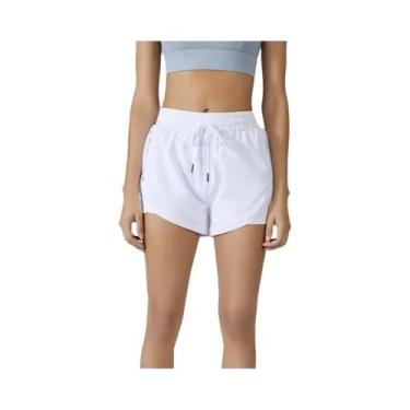 Imagem de Shorts de Yoga Neon Feminino - Fitness, Elastano, Elástico para Corrid