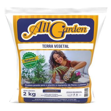 Imagem de Substrato para Plantas Terra Vegetal 2kg All Garden