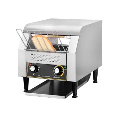 Imagem de KOUWO Torradeira Transportadora Automática 300 Fatias/Hora Correntes Máquina De Pão Para Pães Simples Pãezinhos Bagles Comercial (Torradeira Transportadora Comercial 300Pcs/H)