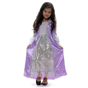 Imagem de Fantasia Princesa Lilás Vestido Infantil - Abrakadabra, UNICA, P
