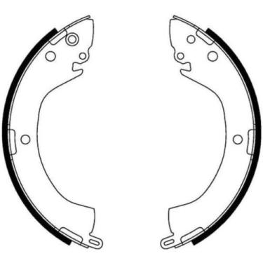 Imagem de Sapata de Freio Mitsubishi L300 1986 a 1999 SYL 206500