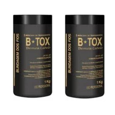 Imagem de 2 Botox Blindagem dos Fios Alisamento e Redutor de Volume Capilar 1Kg
