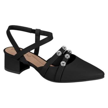 Imagem de Sapato Scarpin Social Feminino Beira Rio Conforto 4182230, Preto, 37