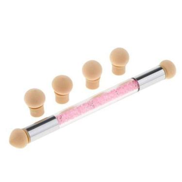 Imagem de Pincel Esponja Para Decoração Em Unhas Com Refil