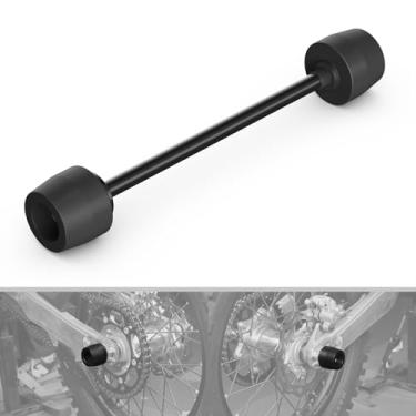 Imagem de NICECNC Protetor de garfo deslizante de eixo traseiro anodizado preto compatível com KTM 150-500 EXC EXCF XCW XCF-W XW-F 2024 125-450 XC SX XCF SXF 2023-24, compatível com Husqvarna 150-501 TE FE 24