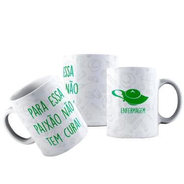Imagem de Caneca Cerâmica Enfermagem Essa Paixão Não Tem Cura