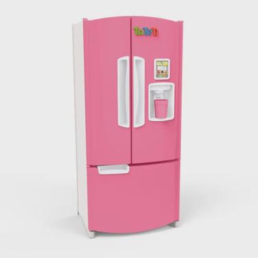 Imagem de Geladeira Infantil De Brinquedo Com Acessórios Frost Fun Candy Tateti