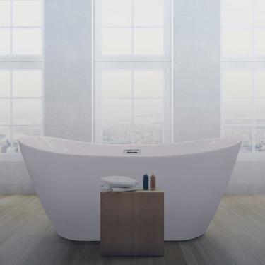 Imagem de Banheira de Imersão Mavie Design Moderno Branco