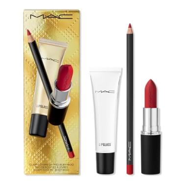 Imagem de MAC Claim to Flame Lip Trio, Ruby Woo, conjunto de 3 peças