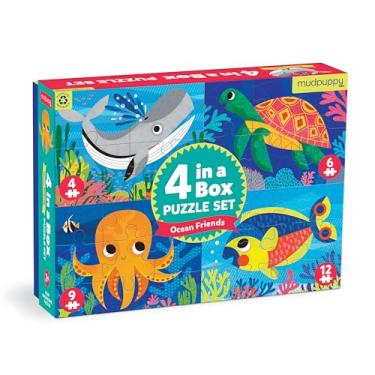 Imagem de Ocean Friends 4-In-A-Box Puzzle Set
