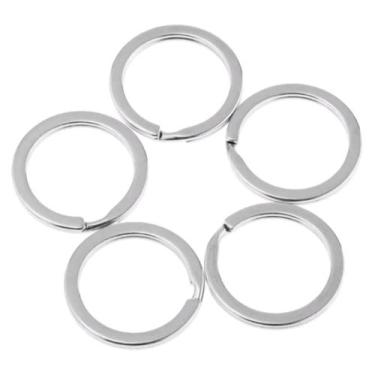 Imagem de Argola de chaveiro Italiana achatada 100 unidades - Morgado Personaliz