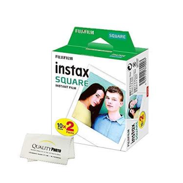 Imagem de Fujifilm Instax Square Instant Film - 20 Exposures - for use with The Fujifilm instax Square Instant Camera + Quality Photo Microfiber Cloth
