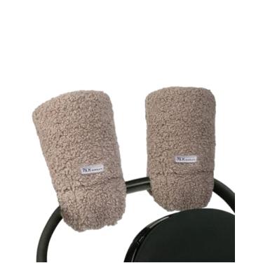 Imagem de Luvas Warmmuffs para carrinho de bebê Enfant das 7h – Luvas anticongelantes para guidão, repelente de água, aquecedor de mãos para clima frio, forro de pelúcia | Acessórios para carrinho de inverno