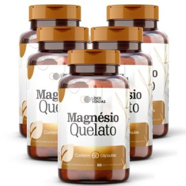 Imagem de Magnésio Quelato - 420mg com 60 cáps - 5 potes