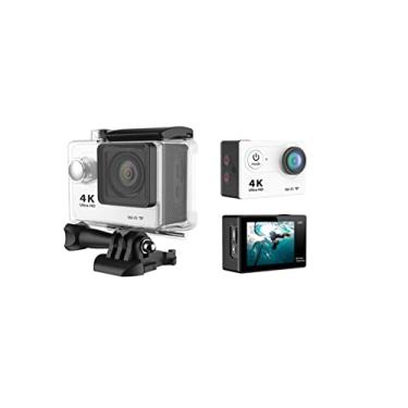 Imagem de Câmera de ação esportiva sem fio WiFi mini câmera inteligente de alta definição externa à prova d'água 4K Sports DV Time Lapse (Cor: Branco Tamanho: Médio)