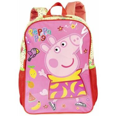 Imagem de Mochila Infantil Peppa PIG Media Fruits - Sestini