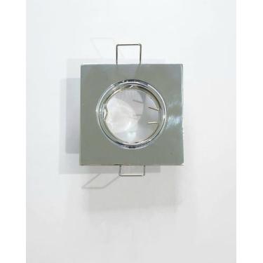 Imagem de Kit 10 Spot Mini Dicroica Lindo Direncionavel Embutir Quadrado Para La