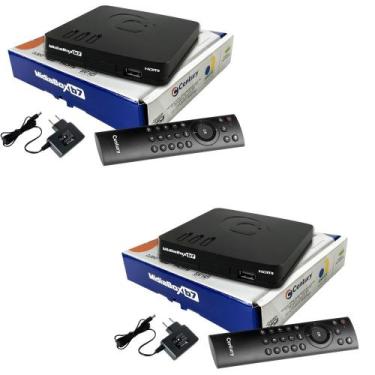 Imagem de Kit 2 Receptores Midiabox B7 Century Compatível 5g Banda Ku