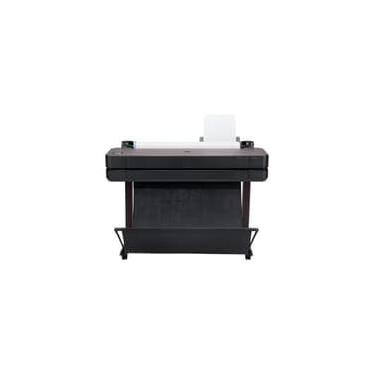 Imagem de Impressora Plotter HP DesignJet T630 de 24Pol, Thermal Inkjet, USB 2.0, Wi-Fi e Gigabit Ethernet, Preto - 5HB09A#B1K